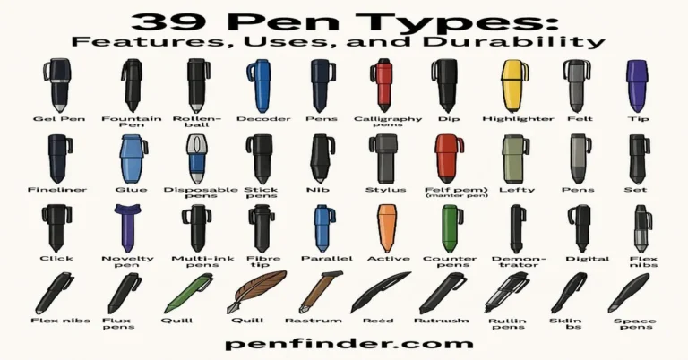 Pen types