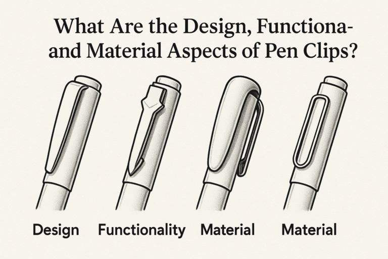 What Are the Design, Functionality, and Material Aspects of Pen Clips?