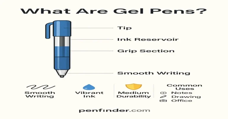 Gel pens